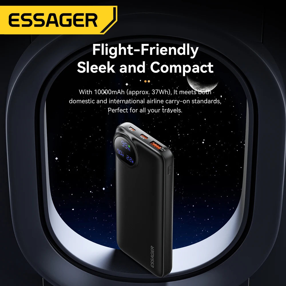Essager High-Capacity PD Fast-Charging Power Bank