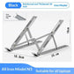 Foldable Portable Laptop Stand Metal Material Notebook Holder Bracket Heighten Laptop Stand for Increased Viewing Comfort