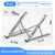 Foldable Portable Laptop Stand Metal Material Notebook Holder Bracket Heighten Laptop Stand for Increased Viewing Comfort