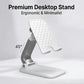 Foldable ABS Desktop Mobile Phone Stand For iPad iPhone Smartphone Support Tablet Desk Cell Phone Portable Holder Bracket