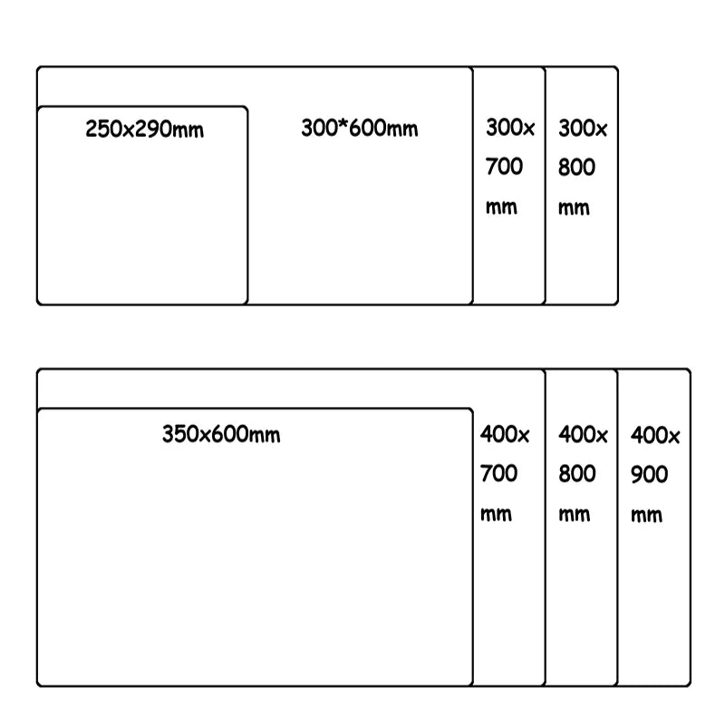Large Thickened Gaming Mouse Pad & Desk Mat