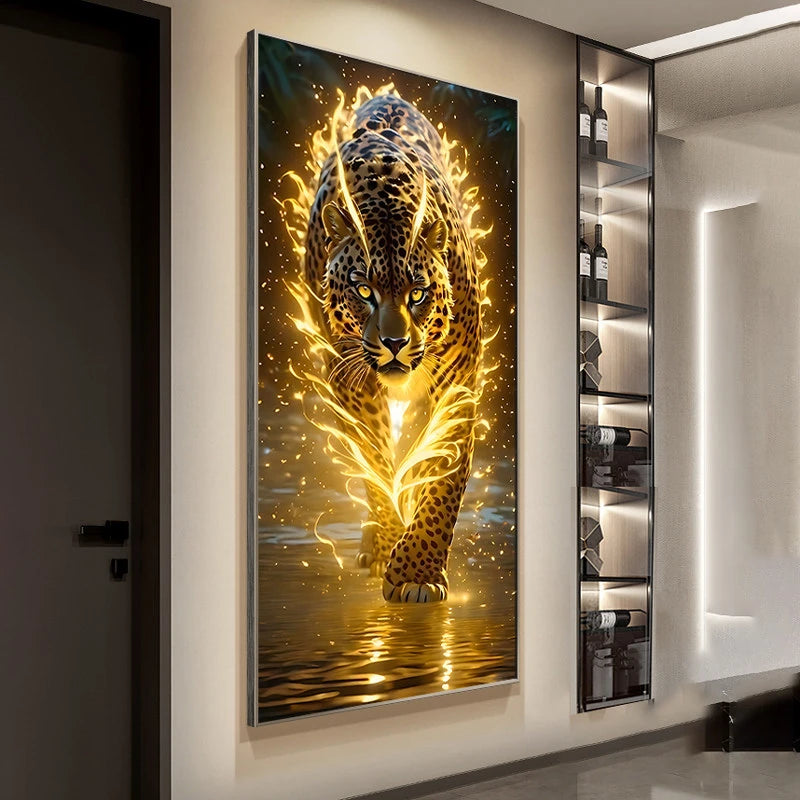 Elegant Chinese-Inspired LED Wall Art