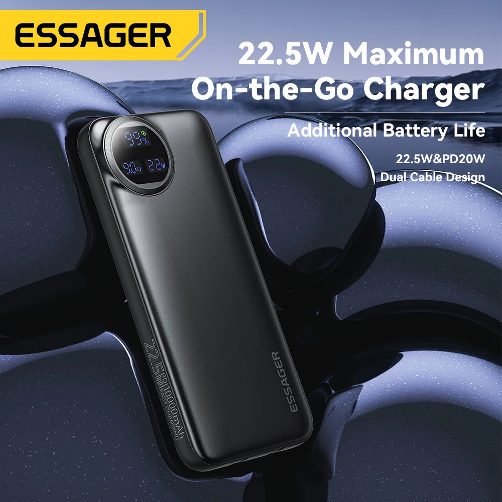 Essager High-Capacity PD Fast-Charging Power Bank