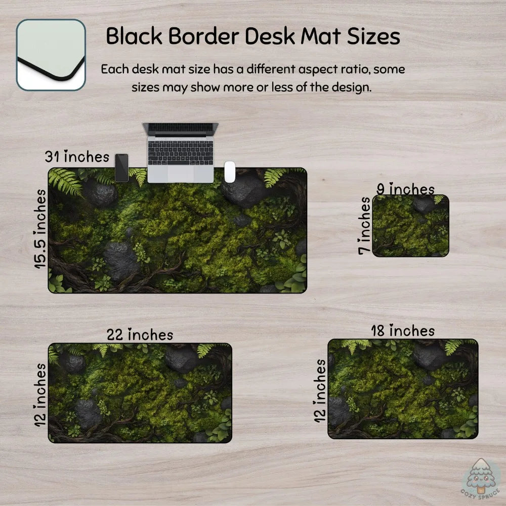 Moss Forest Gaming & Office Desk Mat
