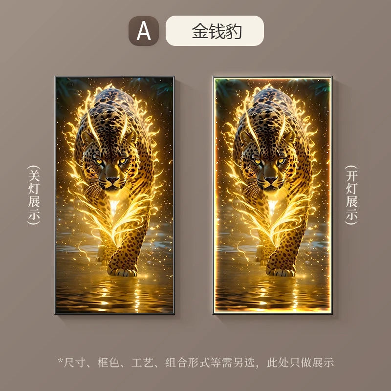 Elegant Chinese-Inspired LED Wall Art
