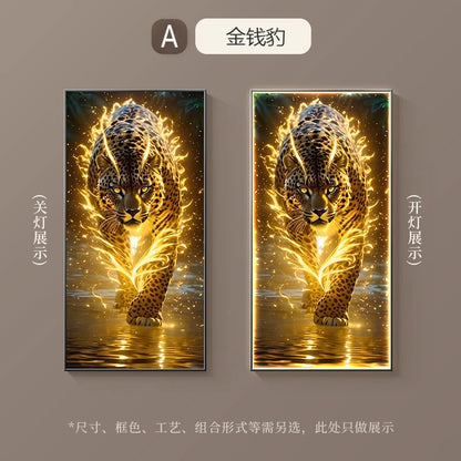 Elegant Chinese-Inspired LED Wall Art
