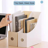 Adjustable Desk File Organizer - Desktop Document Holder, Perfect for Students & Office Use, Bookends for Shelf Storage