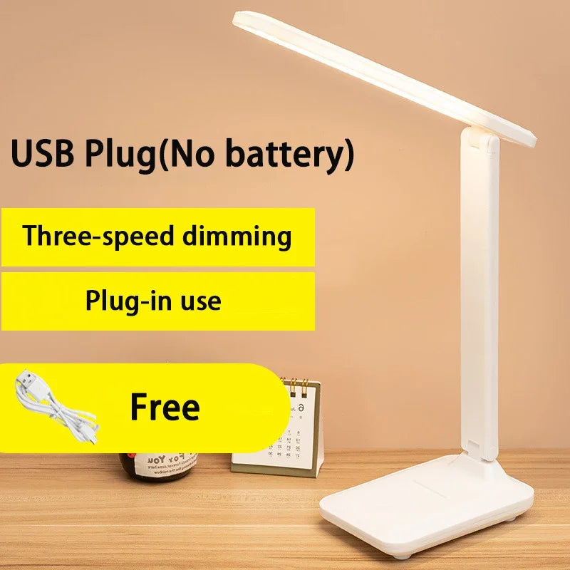USB LED Folding Desk Lamp with Touch Control