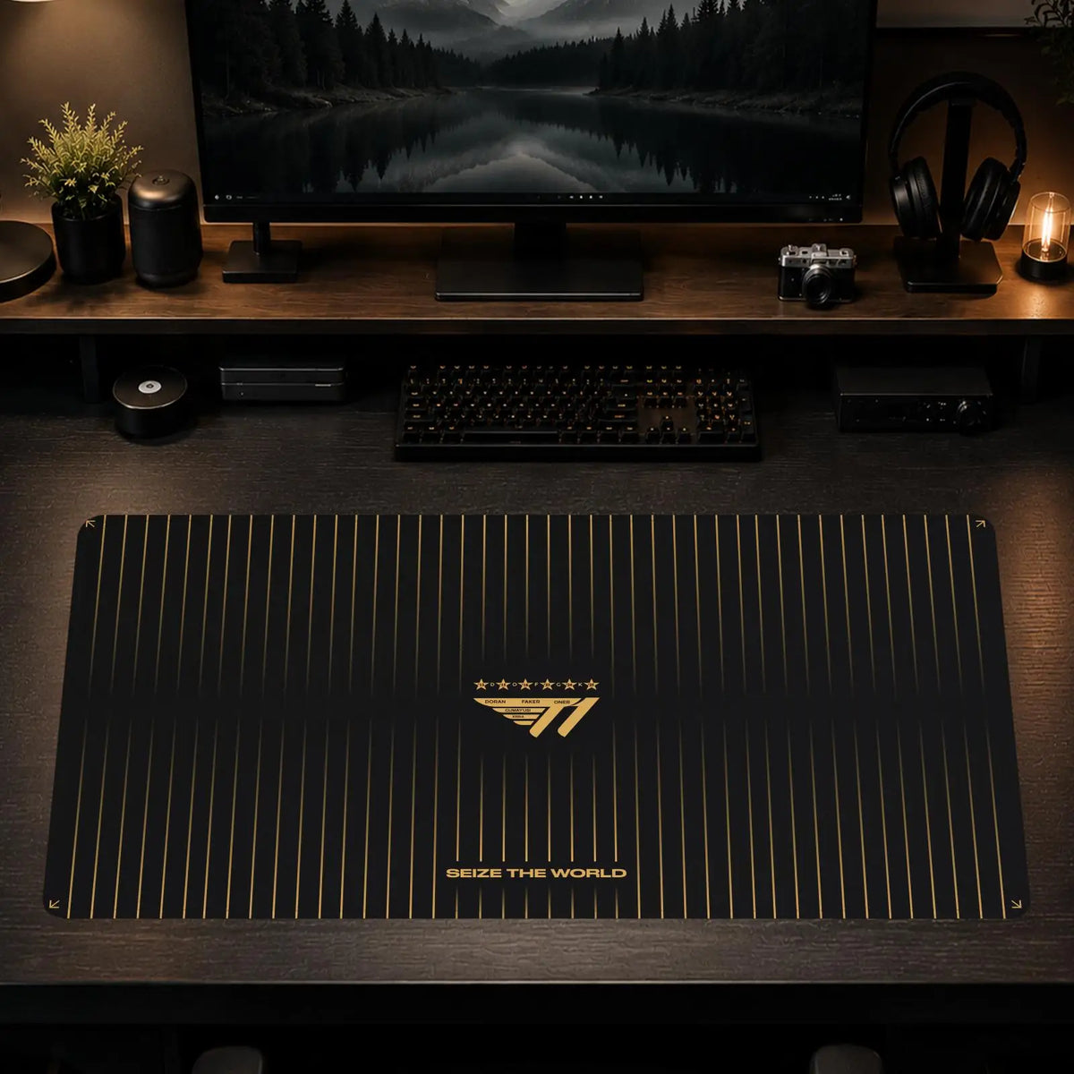 SKT T1 Gaming Keyboard & Mouse Desk Mat
