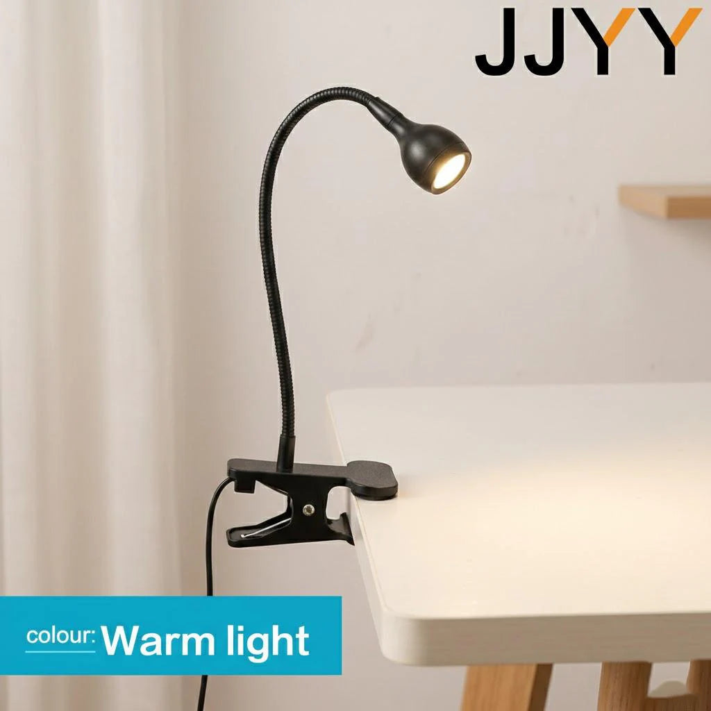 Flexible LED Clip Desk Lamp for Reading & Study