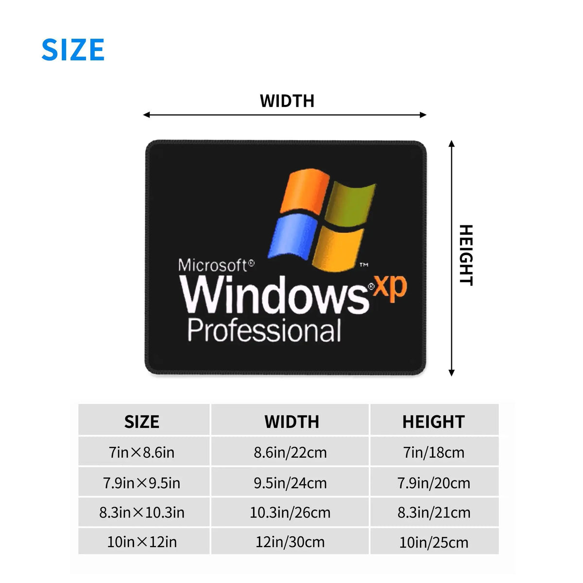 Windows XP Computer & Gaming Desk Mat