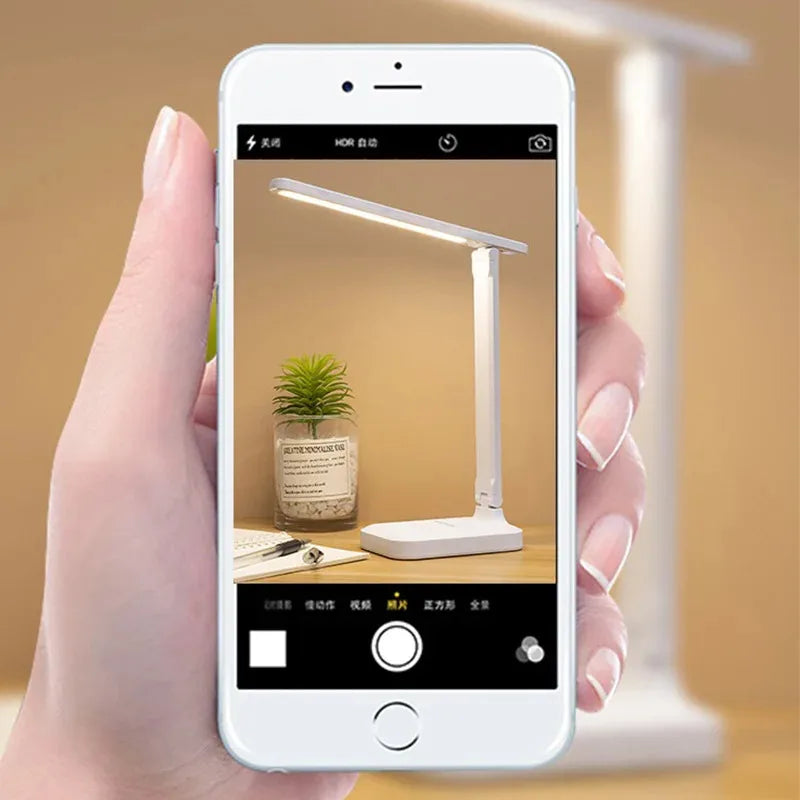USB LED Folding Desk Lamp with Touch Control