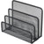 Desk Mail Organizer Small File Holders Letter Organizer Metal Mesh Document/Filing/Folders/Paper Organizer for Desktop
