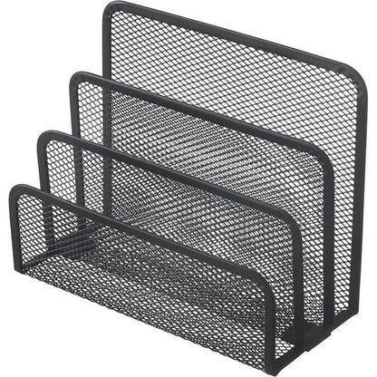 Desk Mail Organizer Small File Holders Letter Organizer Metal Mesh Document/Filing/Folders/Paper Organizer for Desktop
