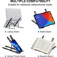 Foldable Portable Laptop Stand Metal Material Notebook Holder Bracket Heighten Laptop Stand for Increased Viewing Comfort