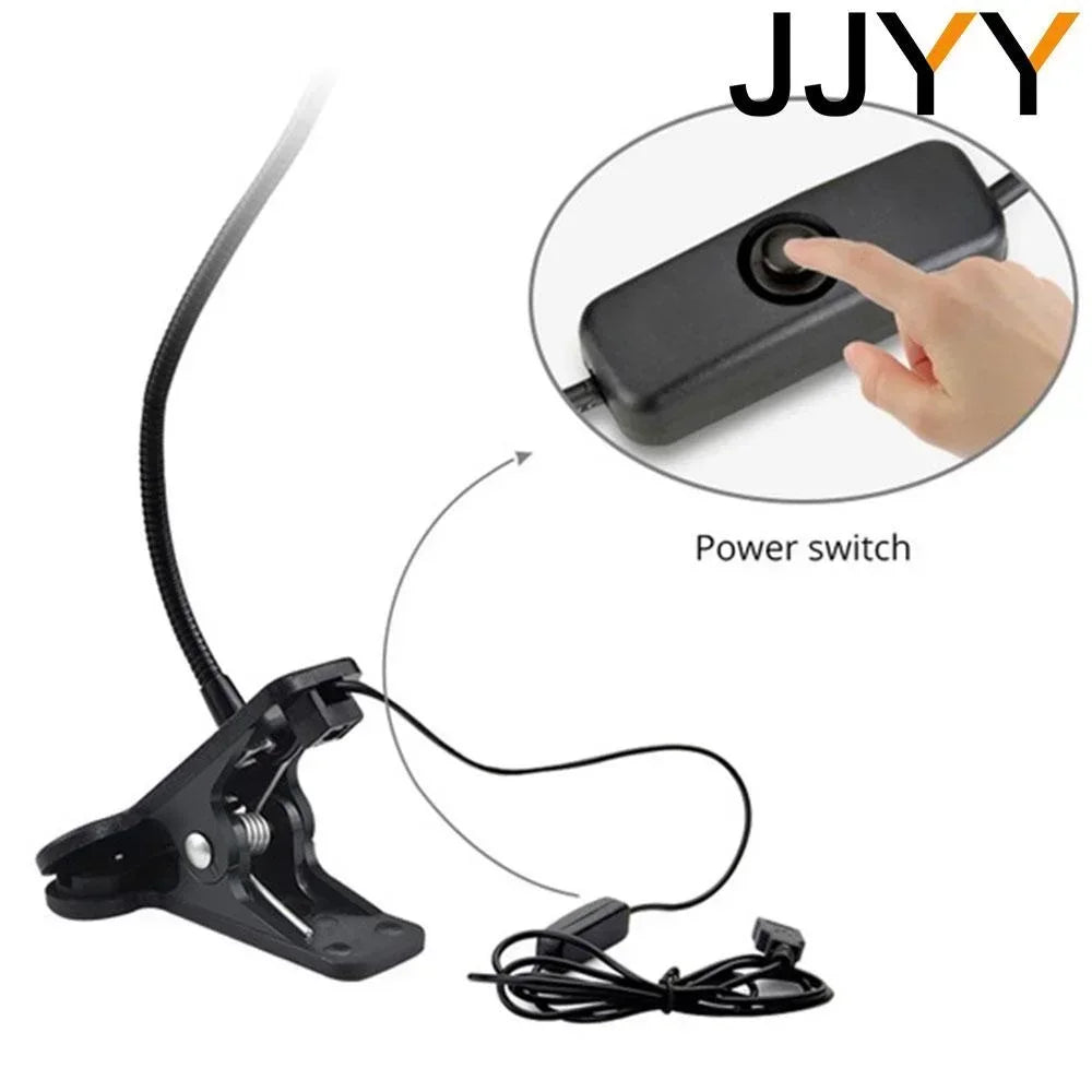 Flexible LED Clip Desk Lamp for Reading & Study