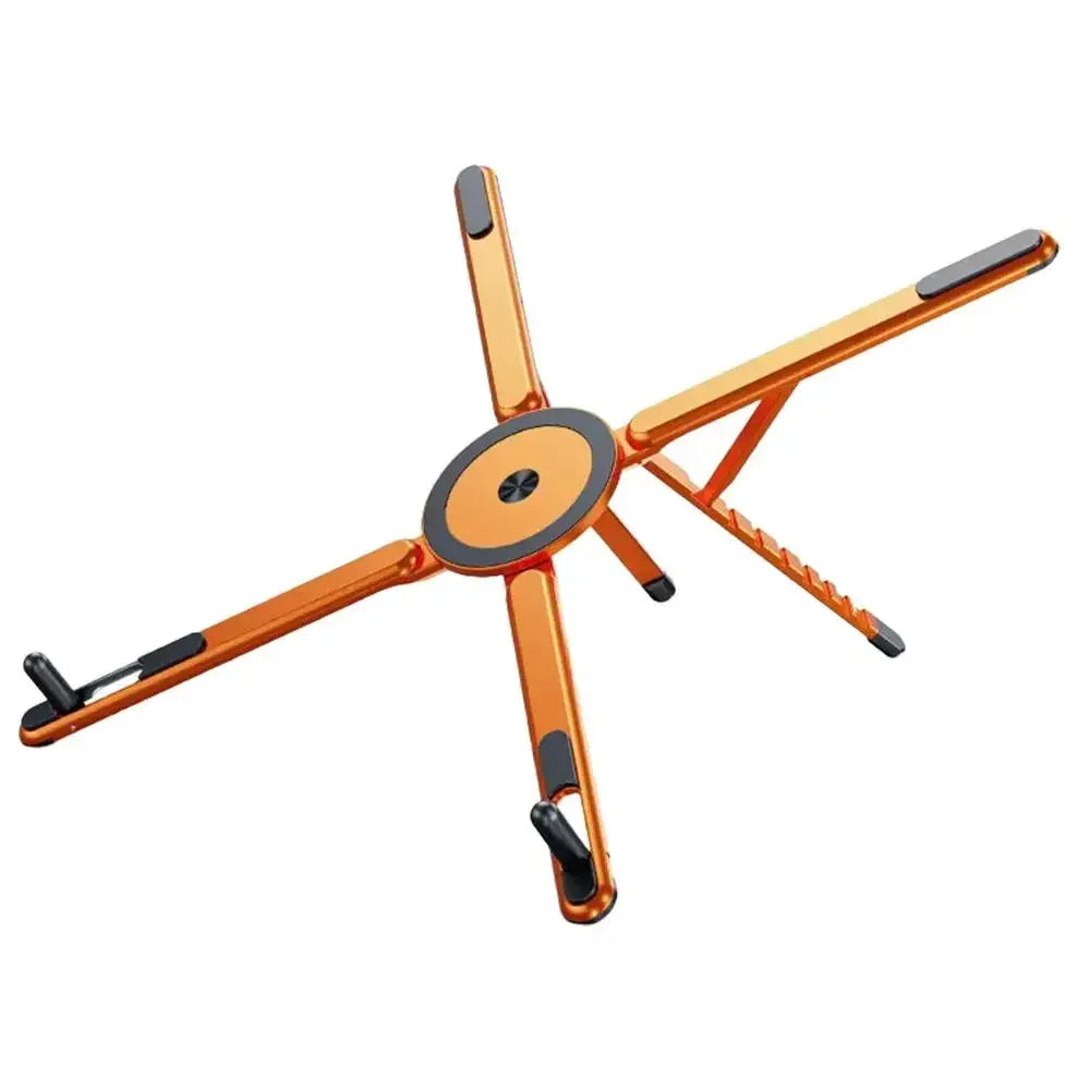 Foldable Magnetic Laptop Stand Aluminum Alloy Portable Adjustable Stand Heat Dissipation Holder Supports Phone Tablet Notebook